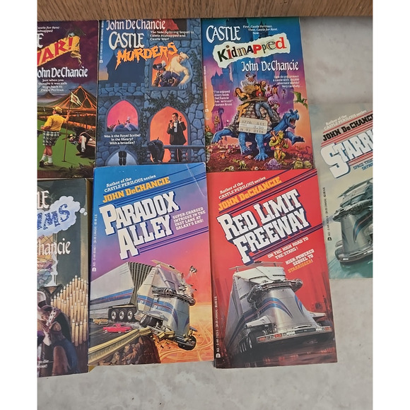 Lot of 9 Vintage Starrigger by John De Chancie Fantasy Sci-Fi Paperback Books - Picture 3 of 4